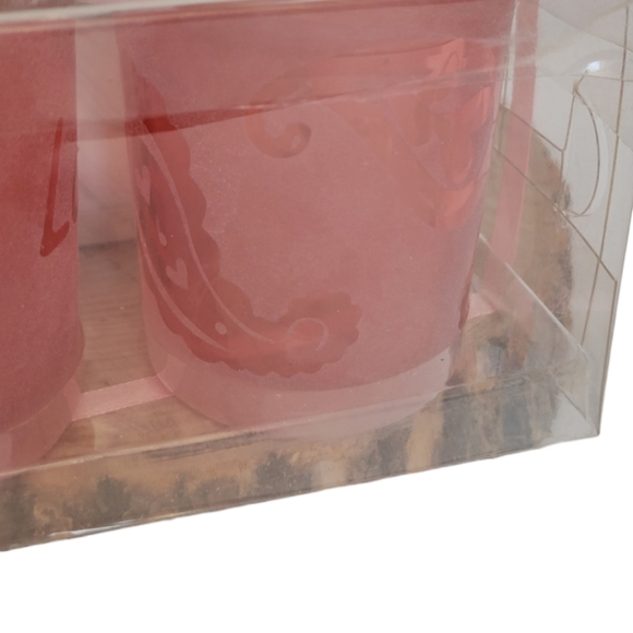 💕Yankee Candle Pink Frosted💕 Set of 3💕 - Picture 4 of 4